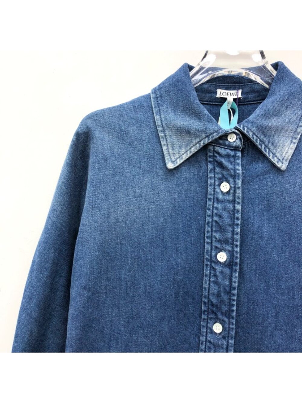 Loewe Blue Washed Denim Shirt - Picture 3 of 6